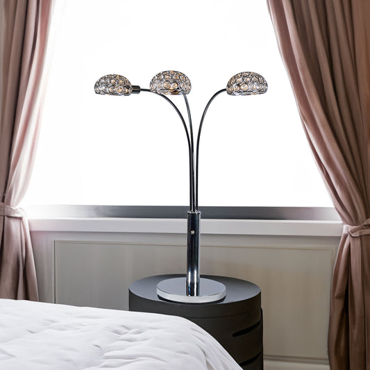 32.5" Height Table Lamp - Pearl Silver