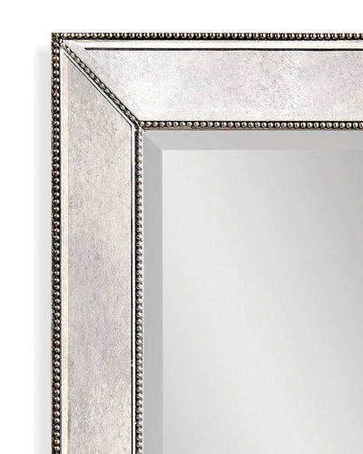 Beaded - Wall Mirror 48" - Silver