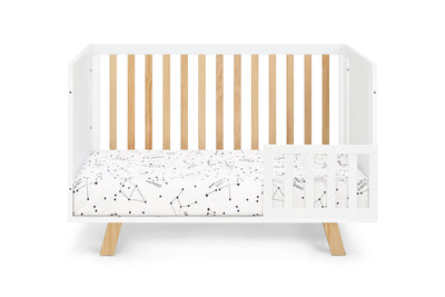 Livia - 3-in-1 Convertible Island Crib - White Frame