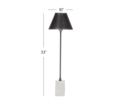 Bronze - Table Lamp - White