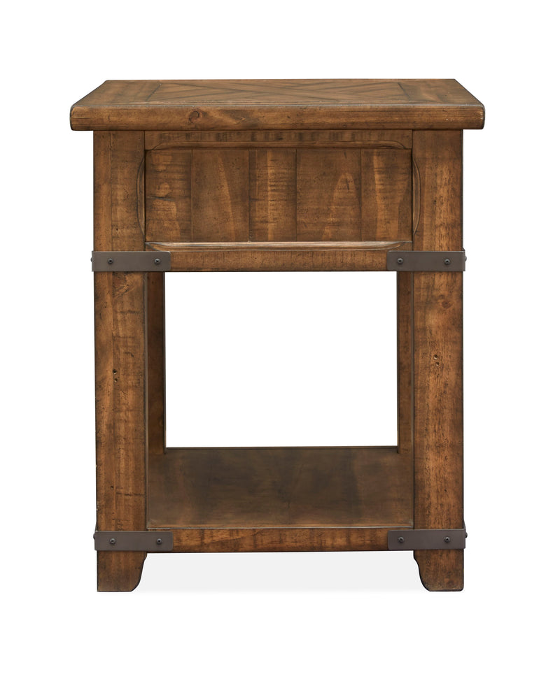 Chesterfield - Rectangular End Table - Farmhouse Timber