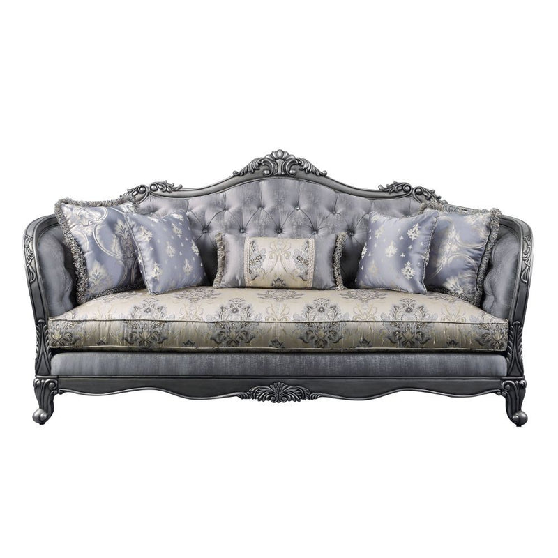 Ariadne - Sofa - Fabric & Platinum - Grand Furniture GA