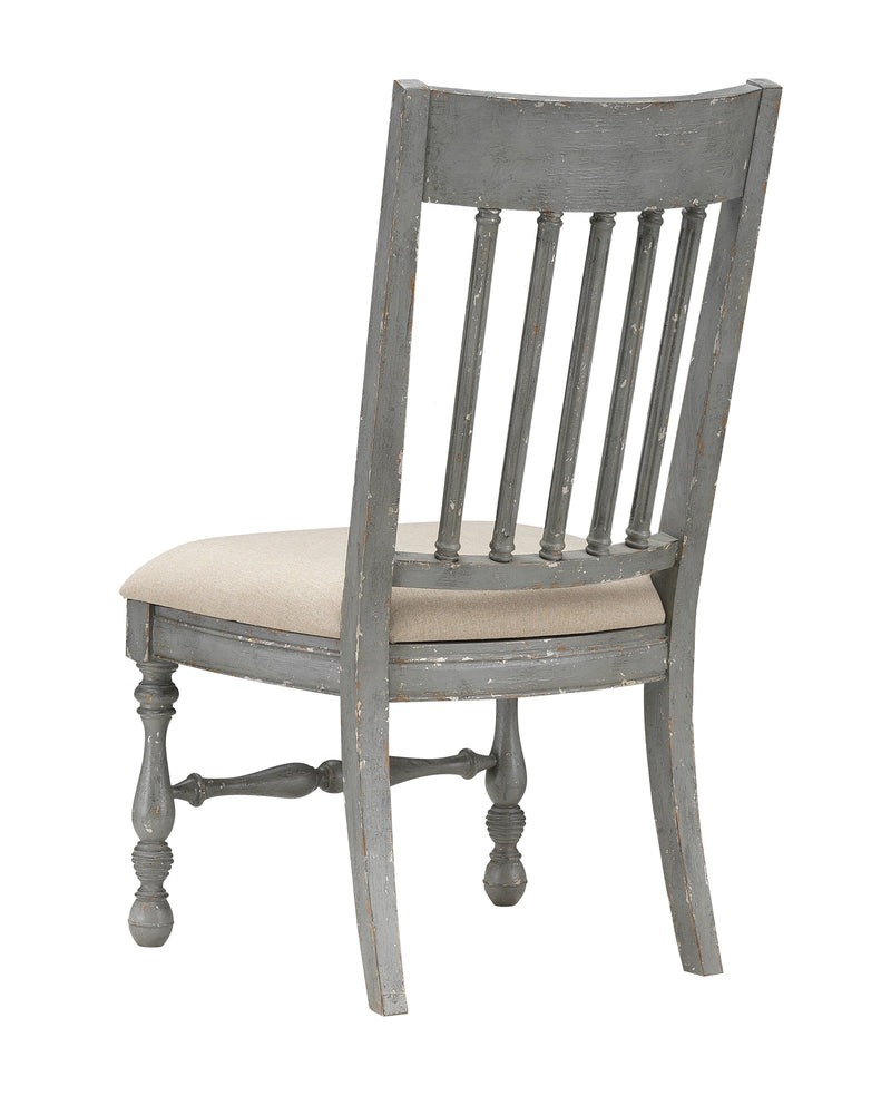 Weston - Upholstered Dining Chairs (Set of 2) - Aged Blue Gray