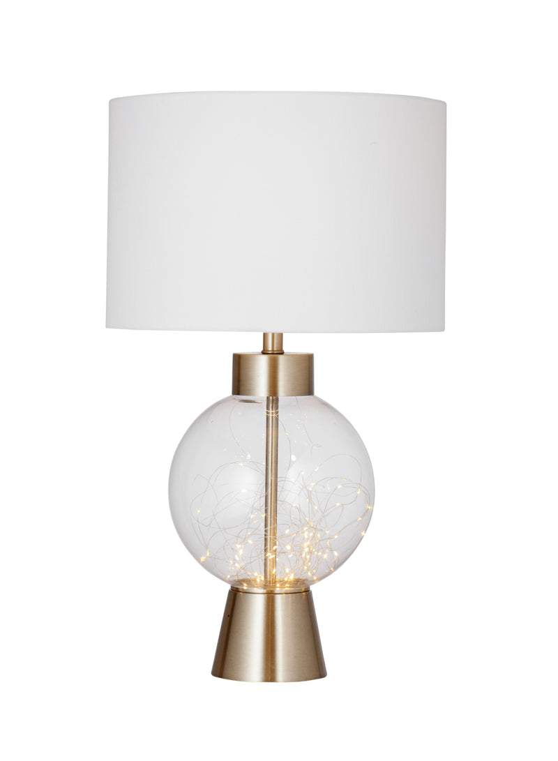 Gander - Table Lamp - Clear / Brushed Gold