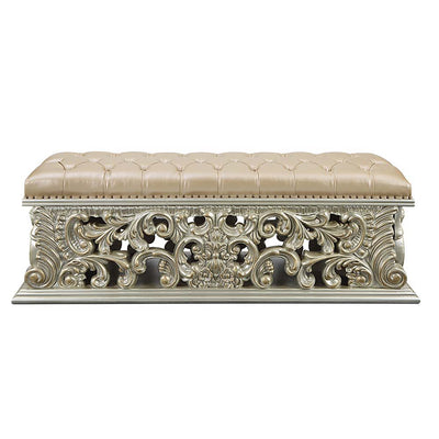 Sorina - Bench - Antique Gold Finish - Grand Furniture GA