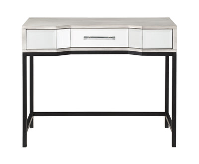 Gabby - One Drawer Console - White / Black