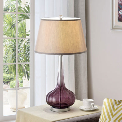 Fay - Table Lamp - Purple - Grand Furniture GA