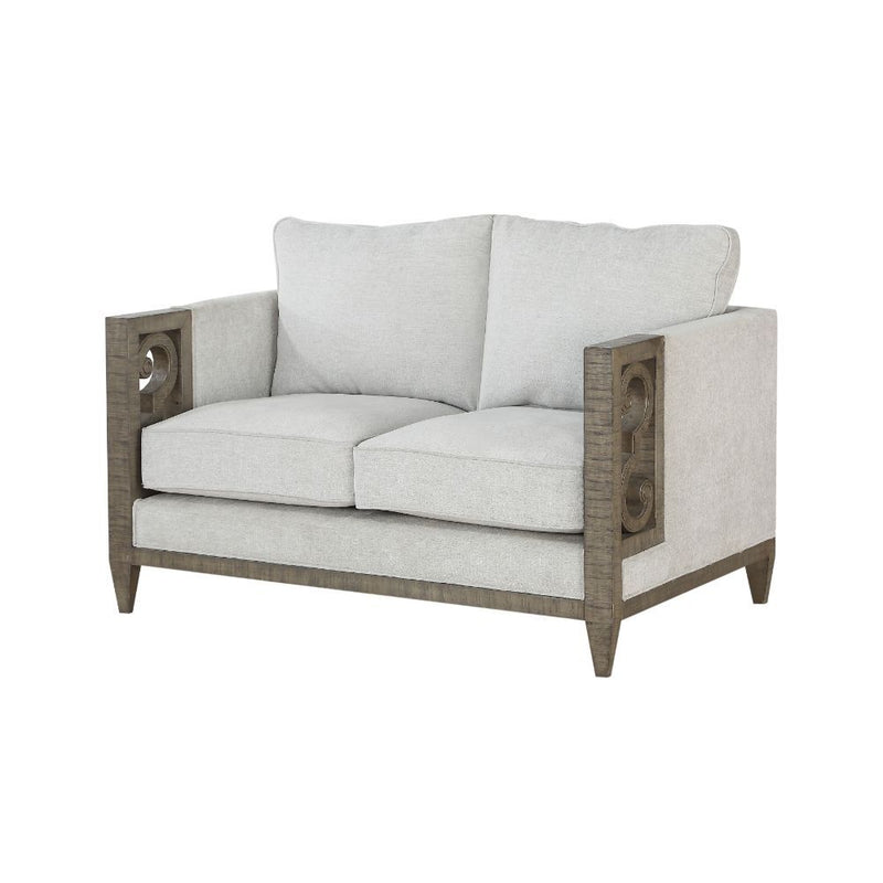 Artesia - Loveseat - Fabric & Salvaged Natural - Grand Furniture GA