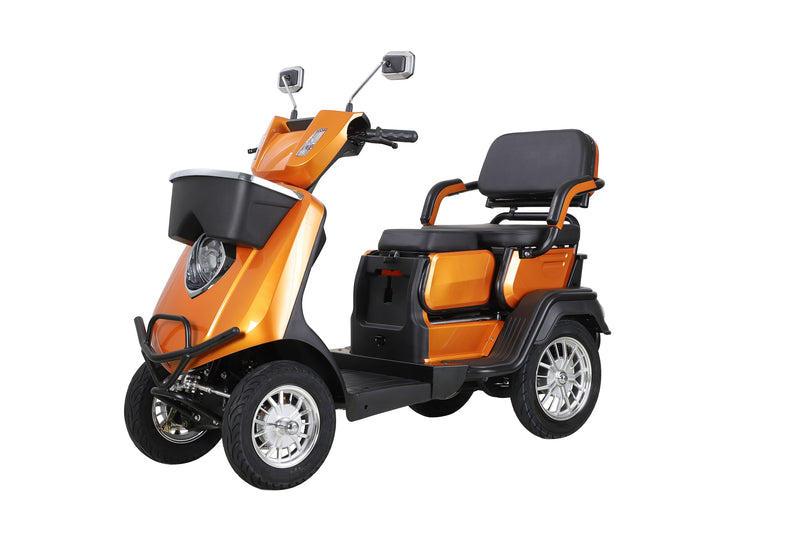 Heavy Duty 4 Wheel Mobility Scooters For Seniors & Adults 500 Lbs Capacity