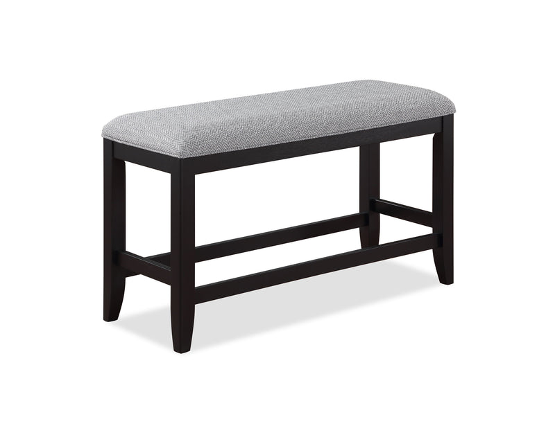 Frey - Counter Height Bench - Black - Grand Furniture GA