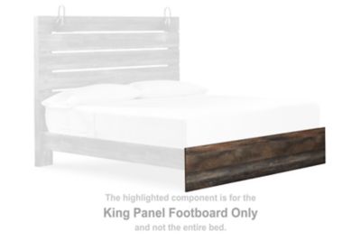 Drystan - Brown / Beige - King Panel Footboard