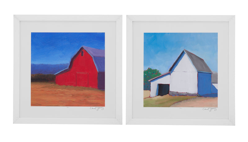 Homestead Barn - Wall Decor (Set of 2) - Red