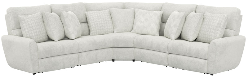 Majesty - Power Deep Seat LSF Reclining Loveseat - White