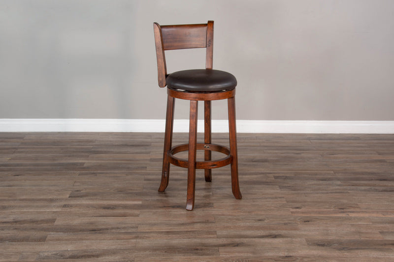 Tuscany - Swivel Barstool With Cushion Seat & Back