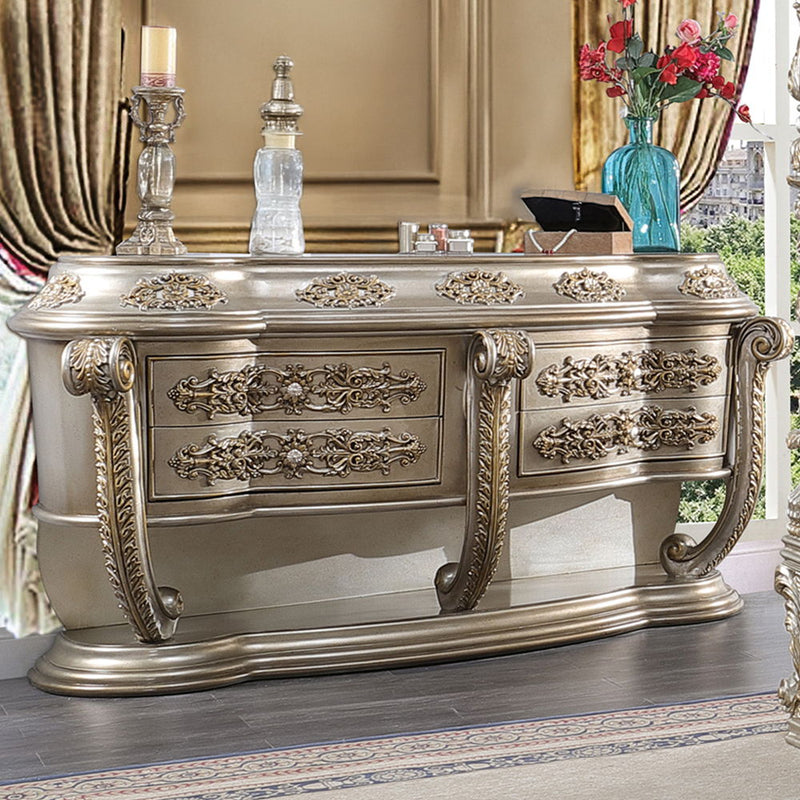 Acme Furniture Danae Champagne Gold Dresser