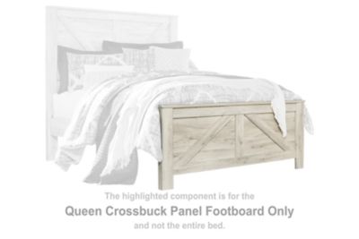 Bellaby - Whitewash - Queen Crossbuck Panel Ftbd