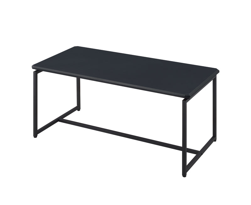 GT - 3 Piece Carbon Fiber Wrap Coffee Table And End Table (Set of 3)