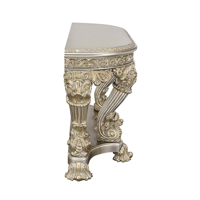 Danae - End Table - Champagne & Gold Finish - 34" - Grand Furniture GA