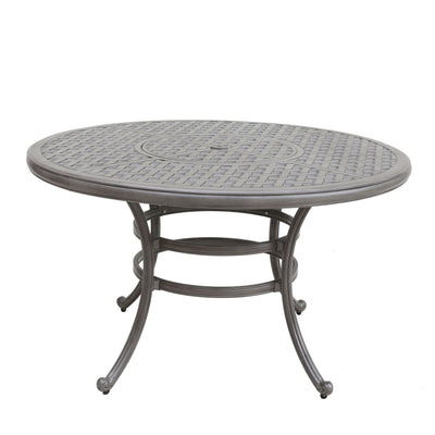 Outdoor Aluminum Dining Set With Cushion