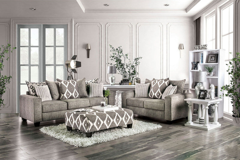 Basie - Sofa - Gray - Grand Furniture GA