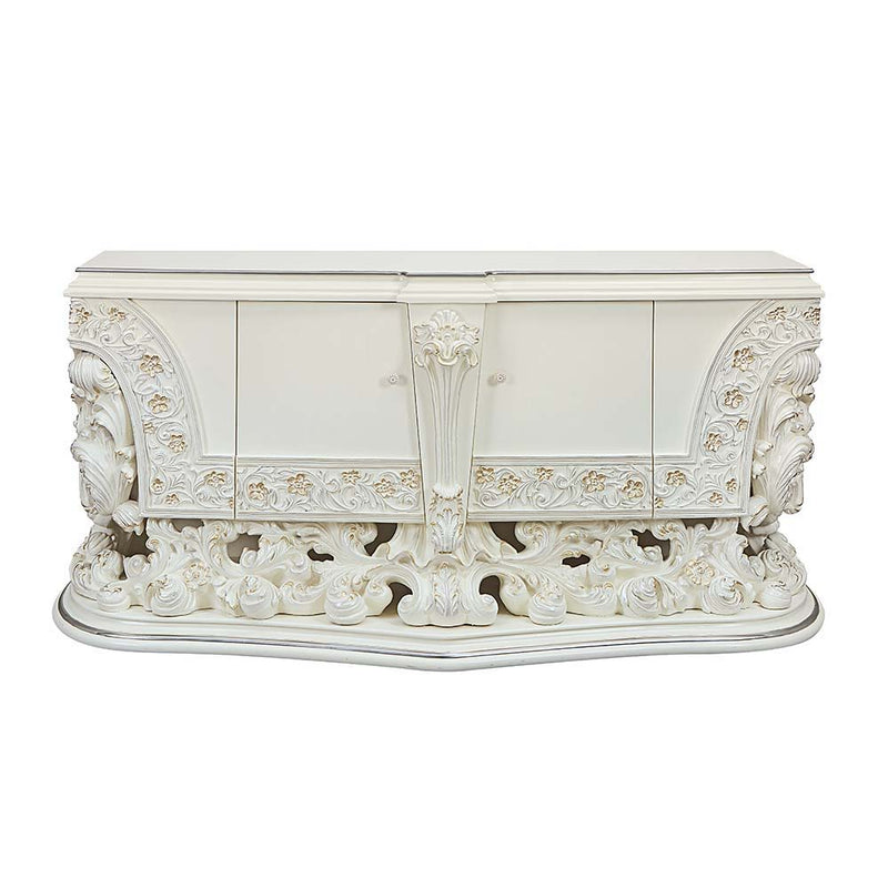 Adara - Server - Antique White Finish - Grand Furniture GA