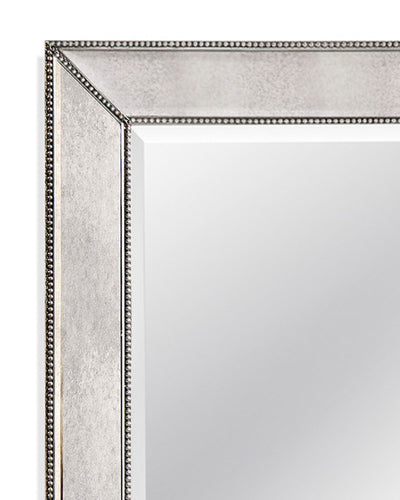 Beaded - Wall Mirror - Silver