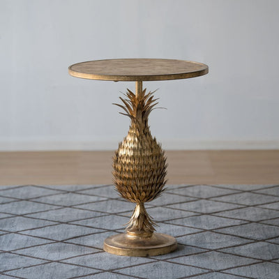 Pineapple Table - Gold