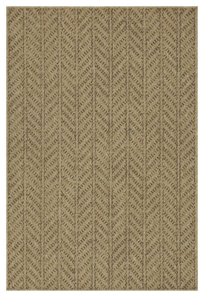 Earth - 2'7" X 7'3" Indoor / Outdoor Area Rug - Natural / Mocha