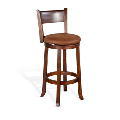 Santa Fe - Swivel Barstool With Cushion Seat & Back