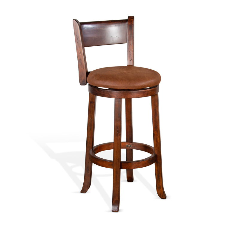 Santa Fe - Swivel Barstool With Cushion Seat & Back