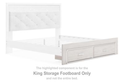 Altyra - White - King Storage Footboard