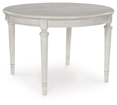 Montelaine - Antique White - Oval Dining Room Extension Table