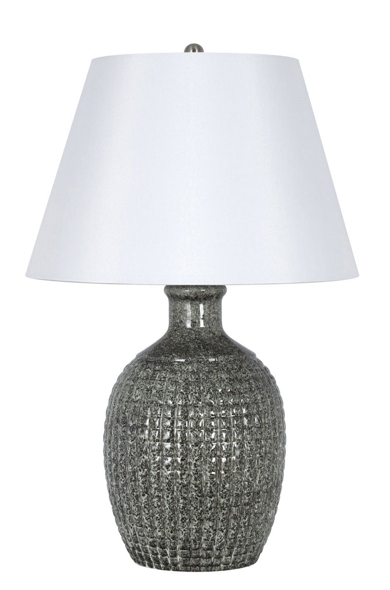 Dhurrie - Table Lamp - Dark Gray