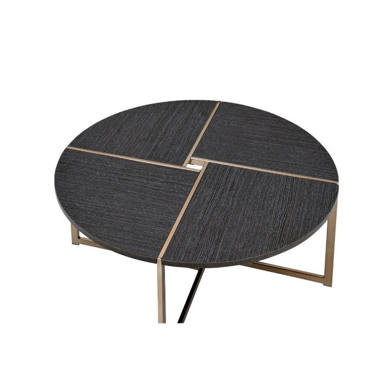 Bromia - Coffee Table - Black & Champagne - Grand Furniture GA