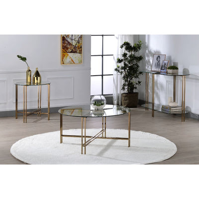 Veises - Coffee Table - Champagne - Grand Furniture GA