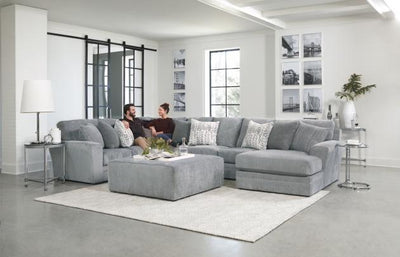 Glacier - Armless Loveseat - Shark