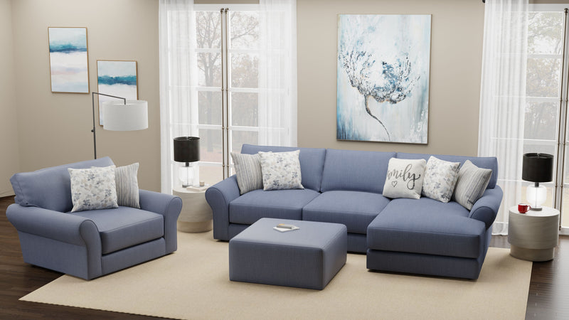 Cape May - LSF Sofa - Denim