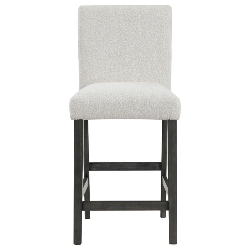 Alba - Boucle Upholstered Counter Height Dining Chair (Set of 2)