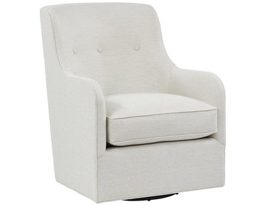 Mawyer - Swivel Chair, Special Order - Pearl Silver