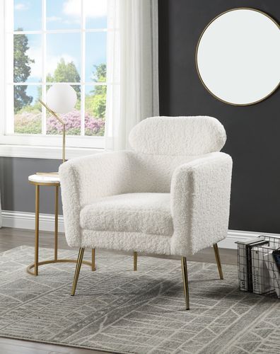 Connock - Accent Chair - White - Grand Furniture GA