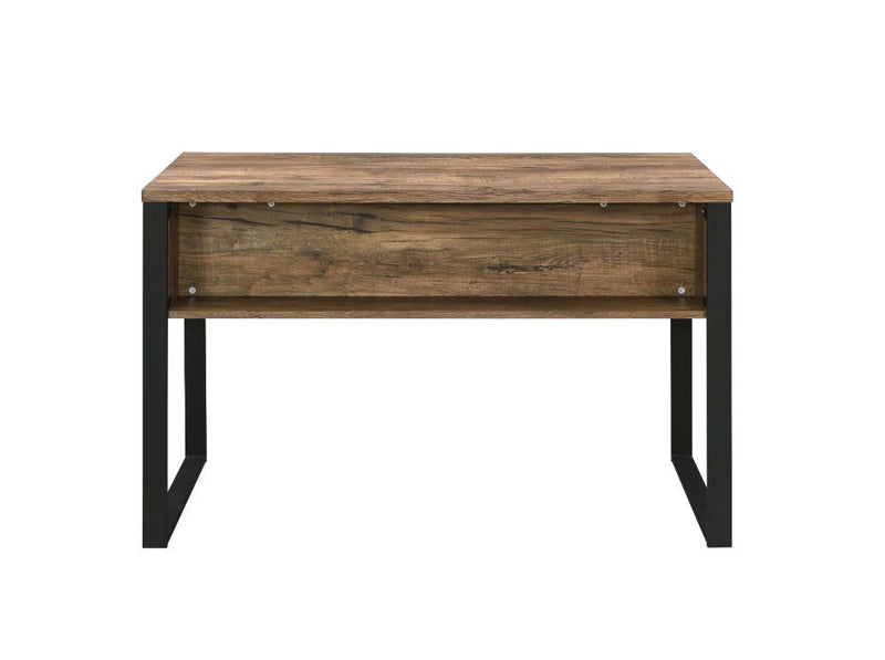 Aflo - Writing Desk - Weathered Oak & Black Finish - Grand Furniture GA