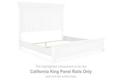 Kanwyn - Whitewash - Cal King Panel Rails
