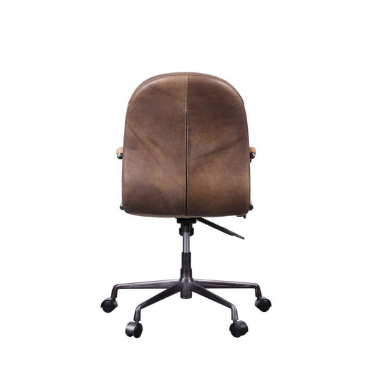 Acis - Executive Office Chair - Vintage Chocolate Top Grain Leather - Grand Furniture GA