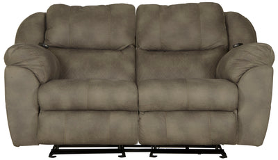 Flynn - Power Lay Flat Rocking Loveseat With Power Adjustable Headrest & Lumbar And Dual Heat & Massage - Fig