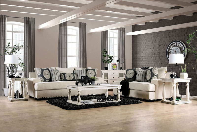 Germaine - Sofa - Ivory - Grand Furniture GA