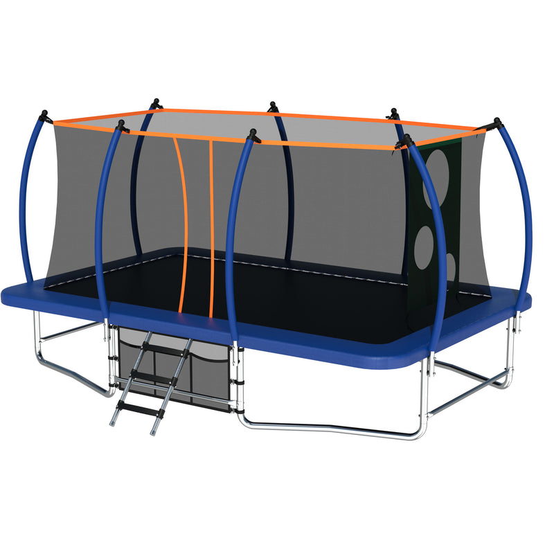 Outdoor Square Trampolines For Kids Adults Long Rectangular Tumbling Trampoline