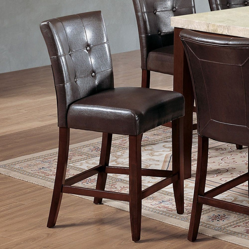 Britney - Counter Height Chair (Set of 2) - Dark Brown - 20" - Grand Furniture GA