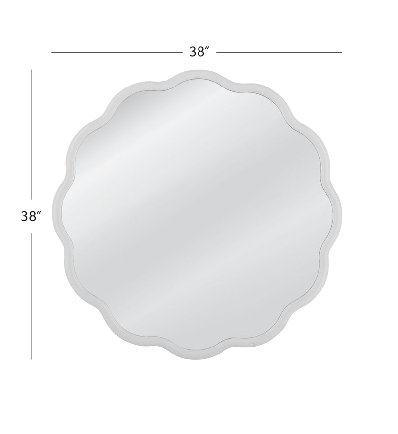 Azalea - Wall Mirror - White