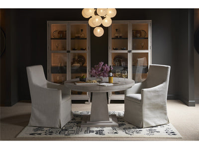 Coalesce - Rasmus Round Dining Table - Pearl Silver