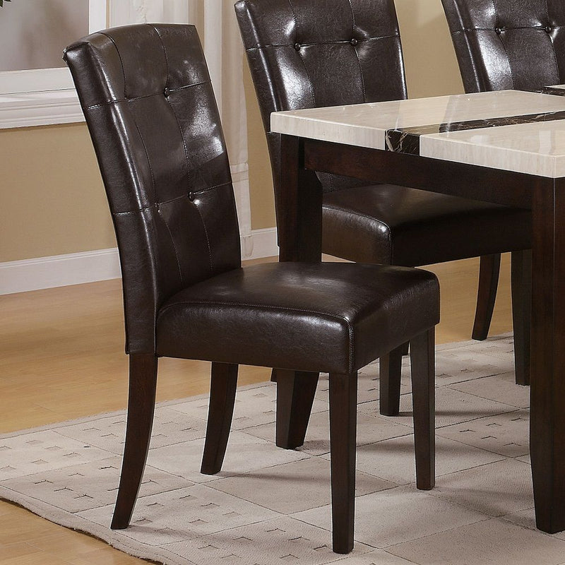 Britney - Side Chair (Set of 2) - Dark Brown - 20" - Grand Furniture GA